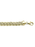 CZB65 - YELLOW GOLD HOLLOW WEAVE LINK
