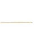 Yellow Gold Solid Open Link Anklet