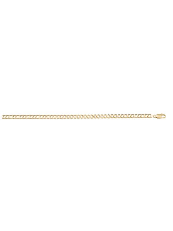 Yellow Gold Solid Open Link Anklet