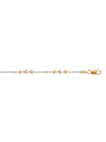 Two Tone Station Station Bead Anklet