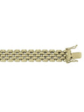 N2602 - YELLOW GOLD HOLLOW FANCY LINK
