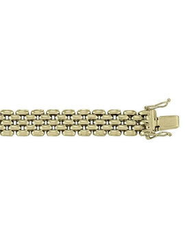 N2602 - YELLOW GOLD HOLLOW FANCY LINK