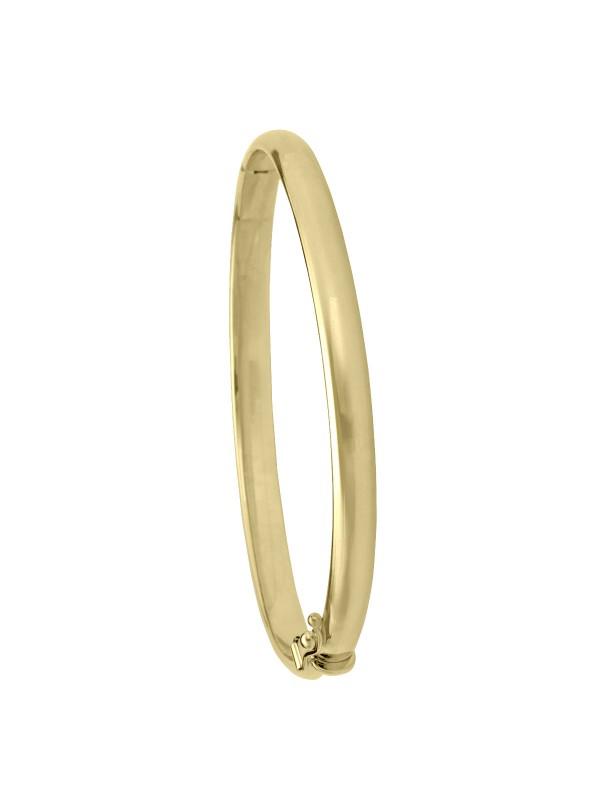 YELLOW GOLD HIGH POLISH HOLLOW BANGLE