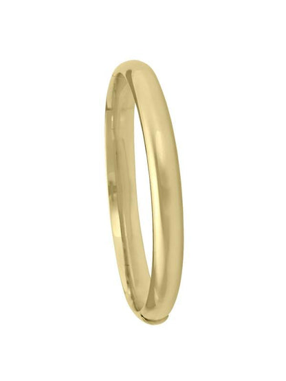 YELLOW GOLD HIGH POLISH HOLLOW BANGLE