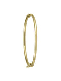 YELLOW GOLD HIGH POLISH TUBE BABY BANGLE