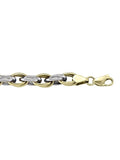 TWO TONE HOLLOW FANCY LINK