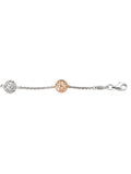 TECA97 - PINK AND WHITE GOLD FANCY BALL LINK