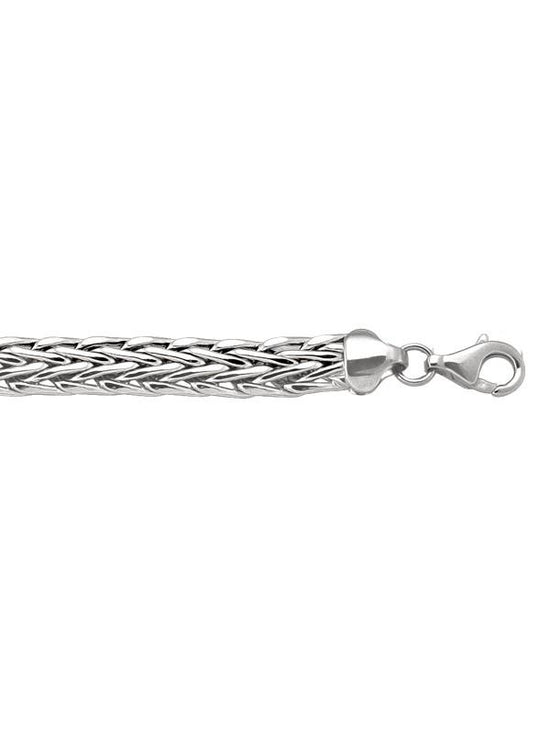 WHITE GOLD WEAVE LINK