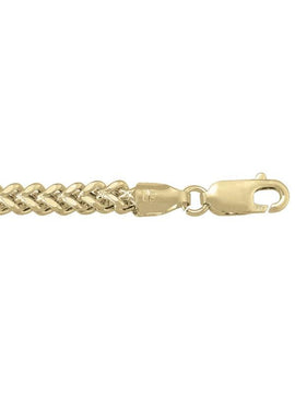 FRANCO-YG-3.6 - YELLOW GOLD HOLLOW FRANCO LINK