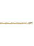 G065 - YELLOW GOLD LIGHTLY PLATED SOLID CURB LINK