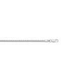 N1029 - WHITE GOLD HOLLOW POPCORN LINK