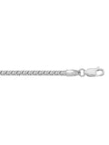 N1030 - WHITE GOLD HOLLOW POPCORN LINK