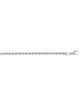 N1032 - WHITE GOLD SOLID DIAMOND CUT ROPE LINK