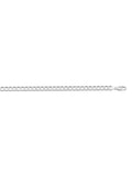 N203W - WHITE GOLD SOLID OPEN LINK