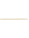 N2420 - YELLOW GOLD SOLID OPEN LINK ANKLET