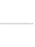 N314W - WHITE GOLD SOLID FLAT ANCHOR LINK