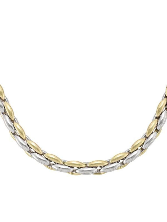 N3319 - TWO TONE HOLLOW ROUND FANCY LINK