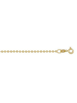 N413 - YELLOW GOLD BEAD LINK