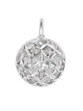 N484 - 14K YELLOW GOLD HALF BALL HIGH POLISHED STUD EARRING