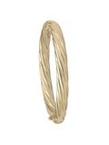 N5705 - 8MM YELLOW GOLD TWIST BANGLE