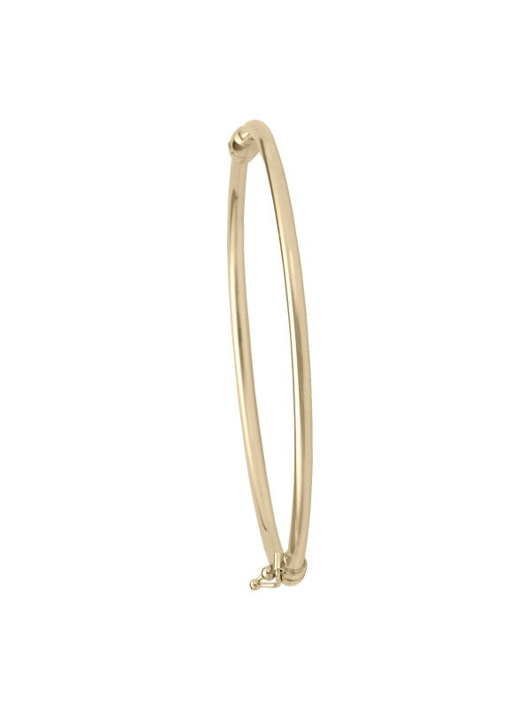 N5716 - 3MM YELLOW GOLD HIGH POLISH TUBE BANGLE