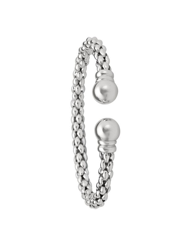 N5730 - TWO TONE FANCY MESH BANGLE