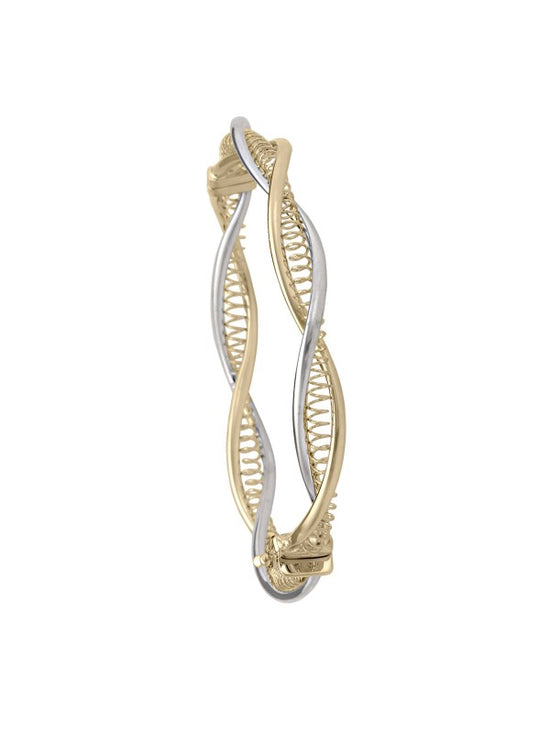 N5736 - TRI-COLOUR TWIST BANGLE