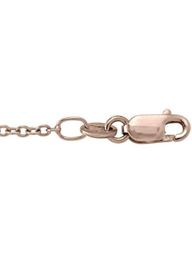 PINK GOLD SOLID OPEN CABLE LINK