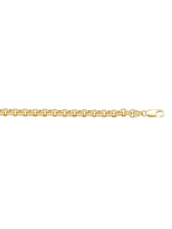 N608 - YELLOW GOLD HOLLOW ROLO LINK