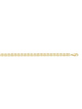 N721 - YELLOW GOLD HOLLOW FLAT ANCHOR LINK