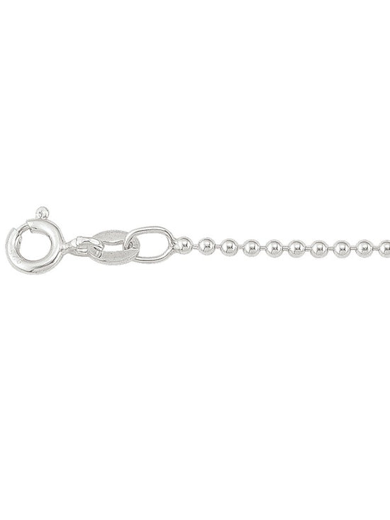 N7329 - SILVER BEAD LINK