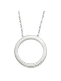 SVX36 - STERLING SILVER CIRCLE PENDANT