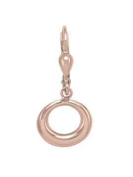 TA134 - PINK GOLD FANCY CIRCLE DROP EARRING